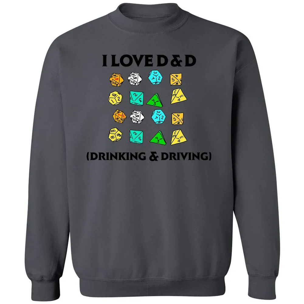 Drinking & Driving Classic Unisex Sweatshirt - Charcoal - 7