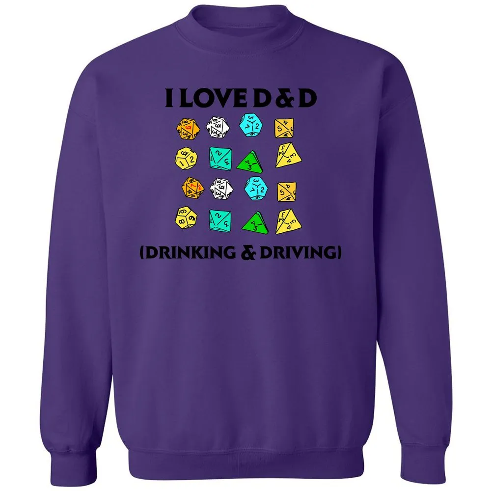 Drinking & Driving Classic Unisex Sweatshirt - Purple - 6