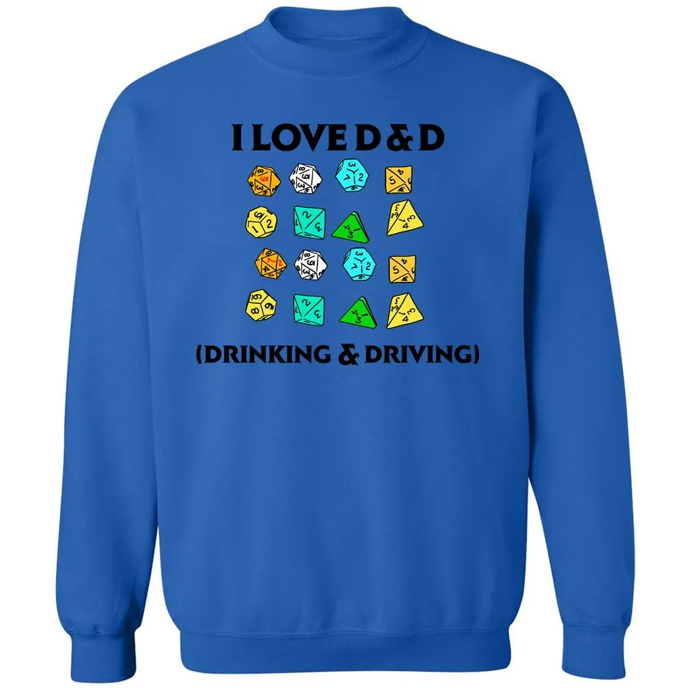 Drinking & Driving Classic Unisex Sweatshirt - Royal - 9