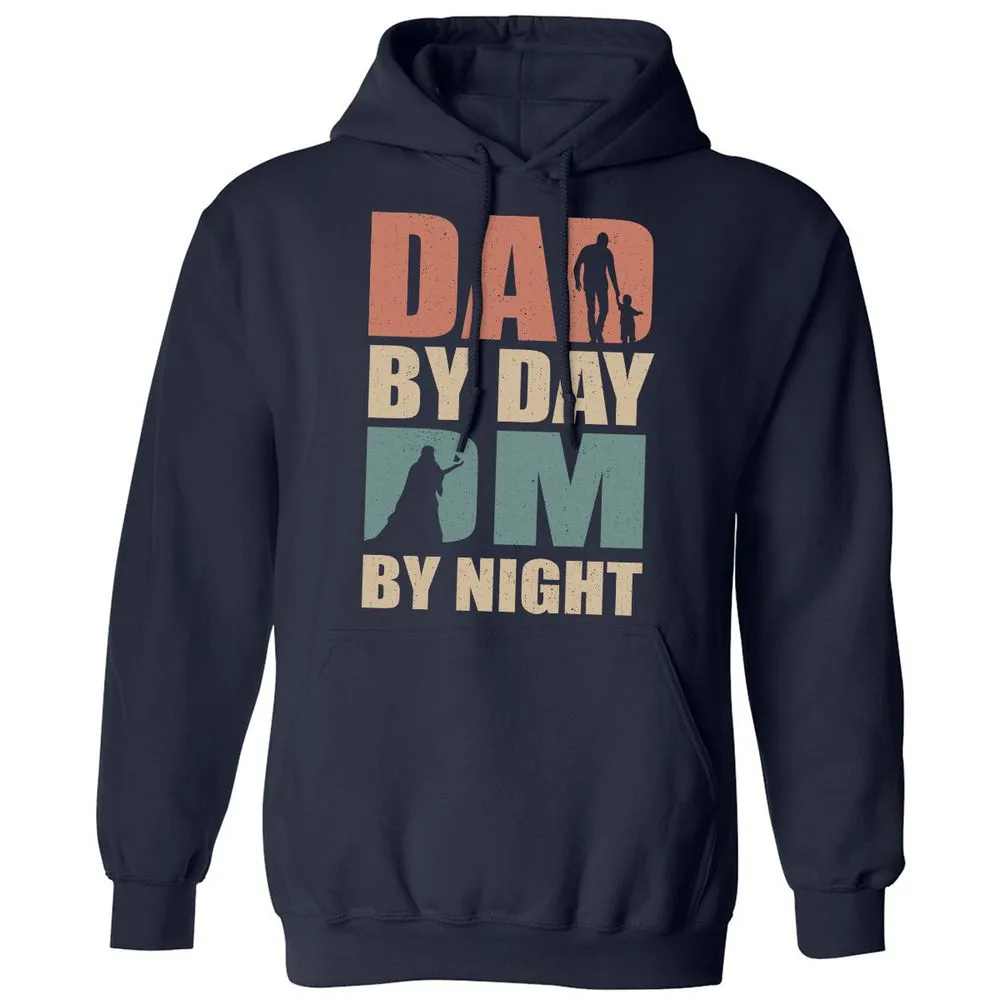 Dad By Day DM By Night - Navy - 2