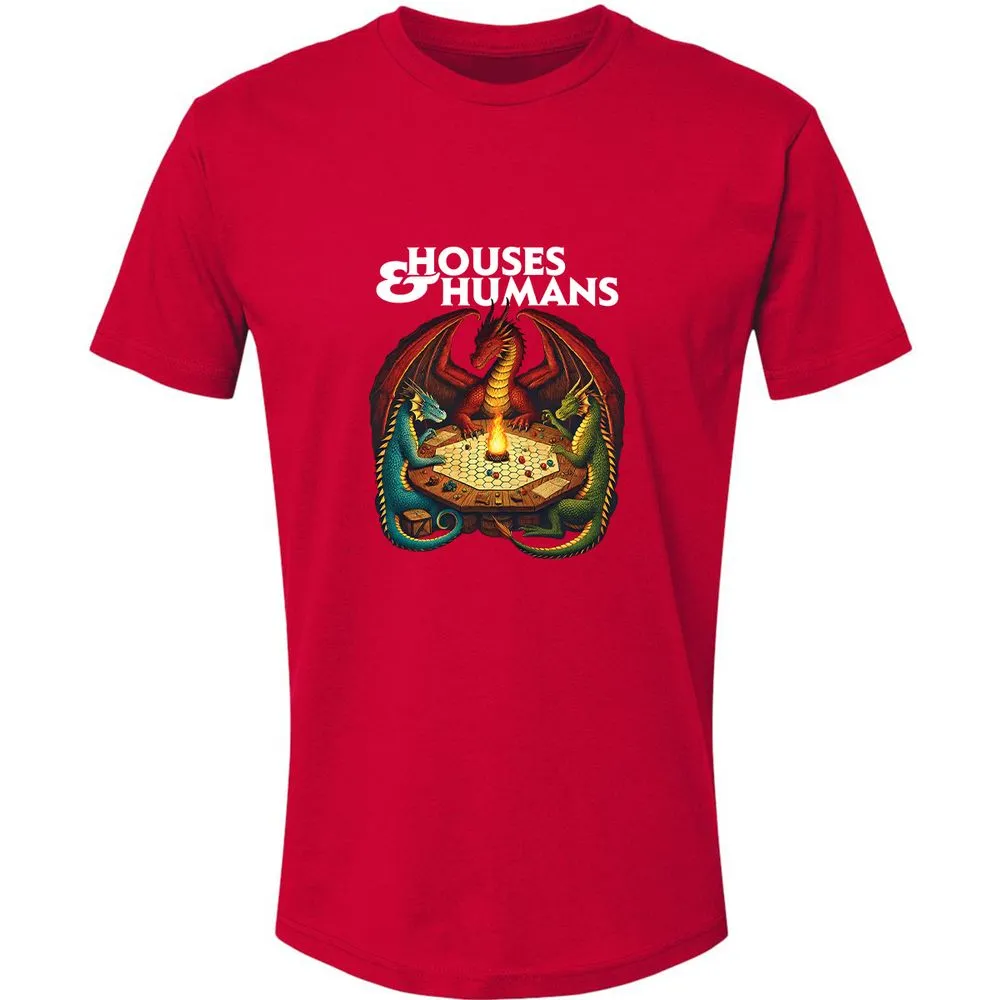Houses & Humans Premium Unisex T-Shirt - Red - 6