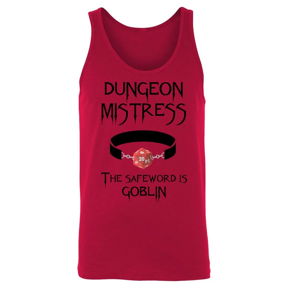 Dungeon Mistress Unisex Jersey Tank - Red - 11