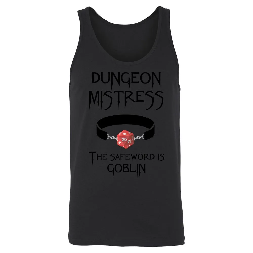 Dungeon Mistress Unisex Jersey Tank - Black - 14
