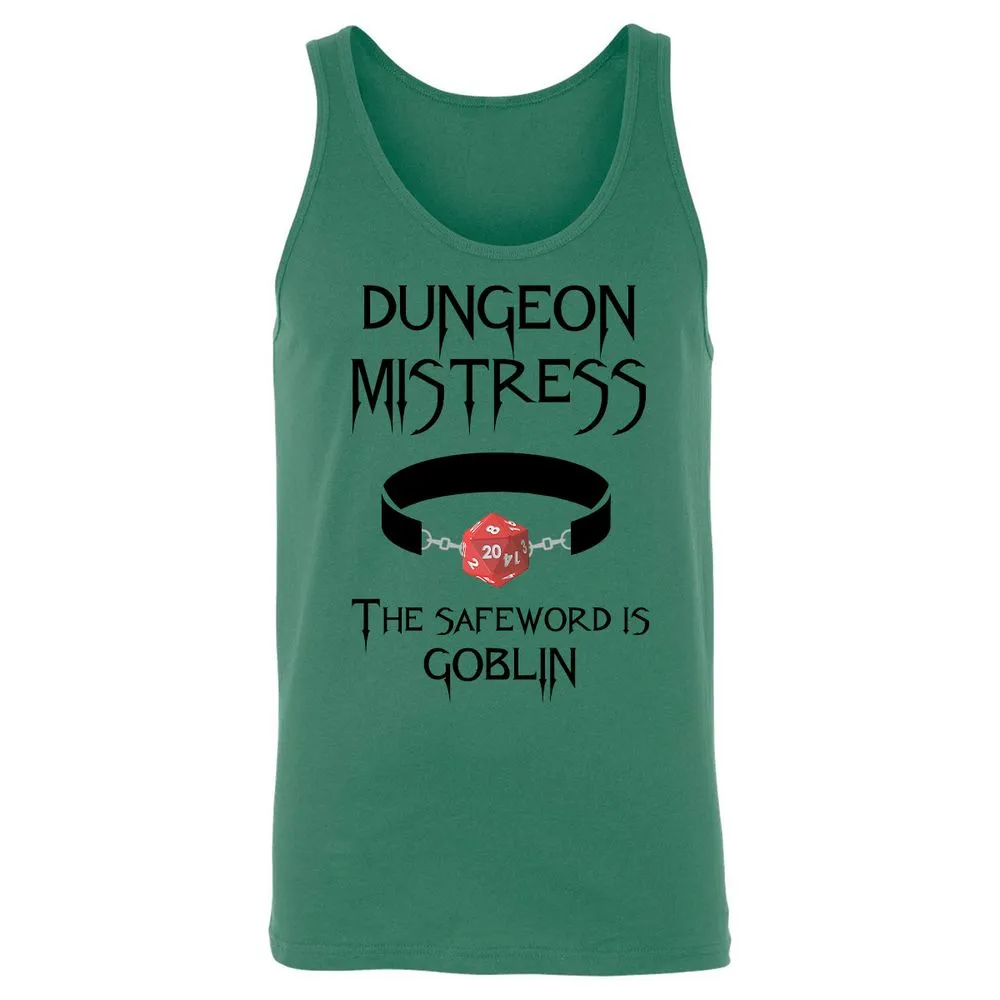 Dungeon Mistress Unisex Jersey Tank - Kelly - 9