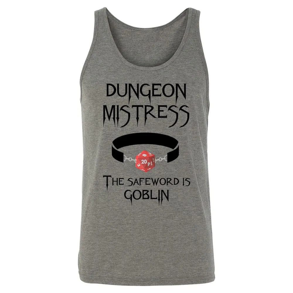 Dungeon Mistress Unisex Jersey Tank - Grey Triblend - 2