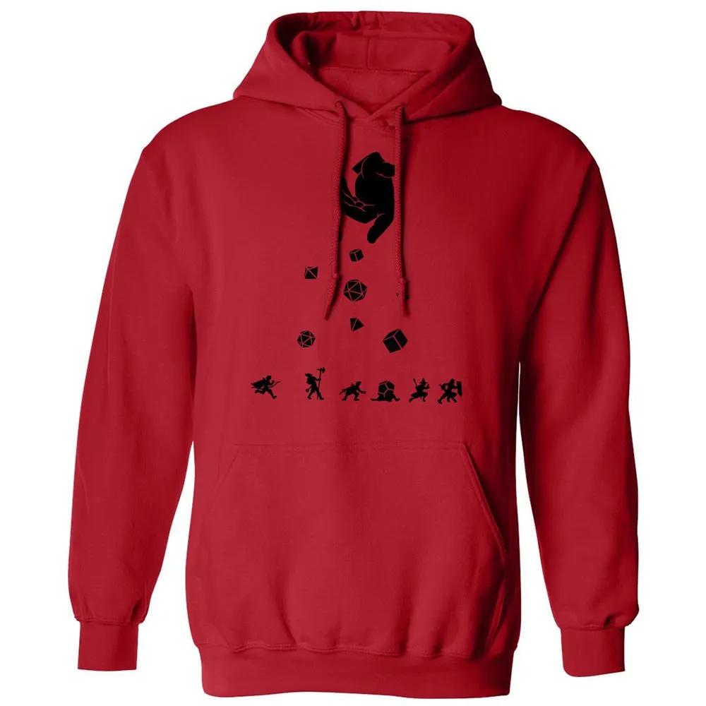 Rocks Fall, Everyone Dice Classic Unisex Hoodie - Red - 5