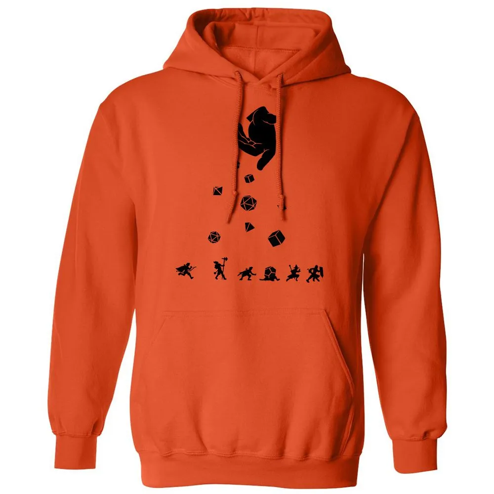 Rocks Fall, Everyone Dice Classic Unisex Hoodie - Orange - 10