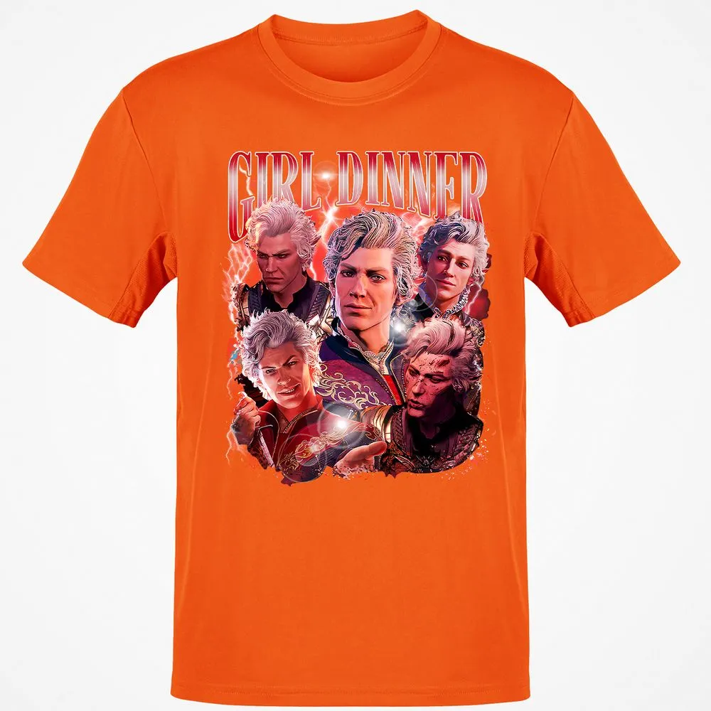 Astarion Girl Dinner Classic Unisex T-Shirt - Orange - 8