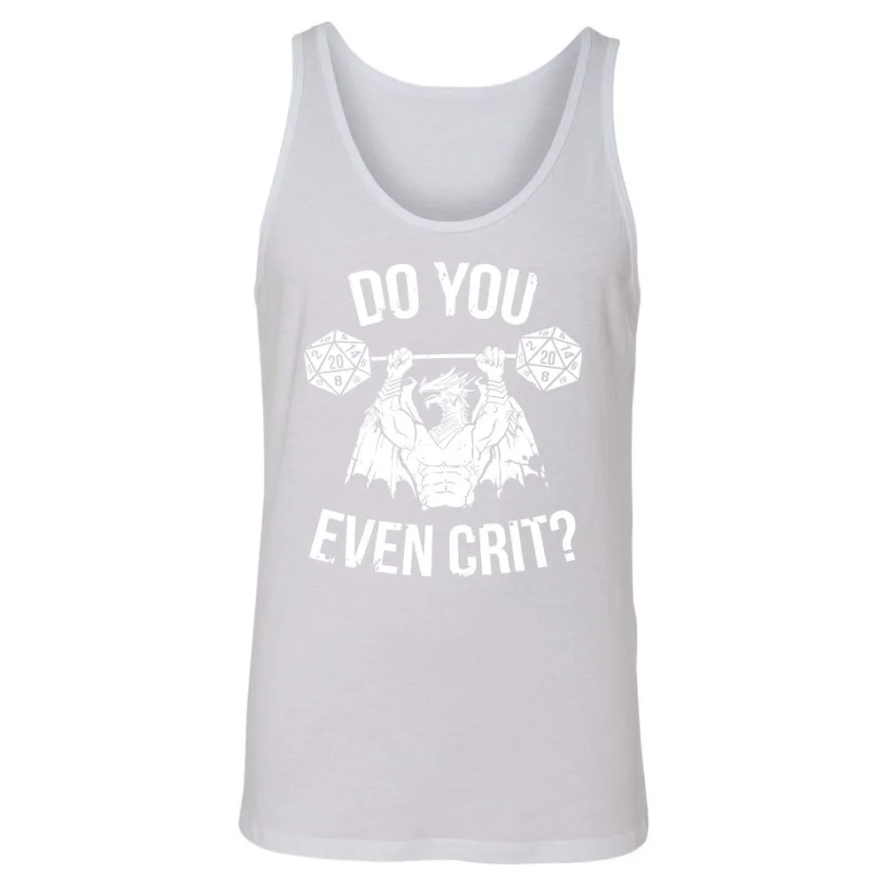 Do You Even Crit Unisex Jersey Tank - White - 14