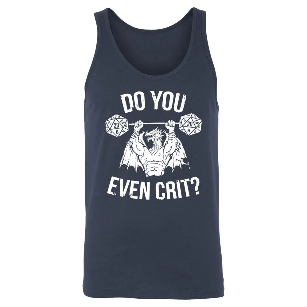Do You Even Crit Unisex Jersey Tank - Navy - 2
