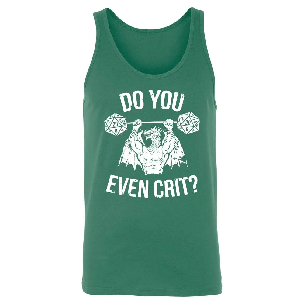 Do You Even Crit Unisex Jersey Tank - Kelly - 9