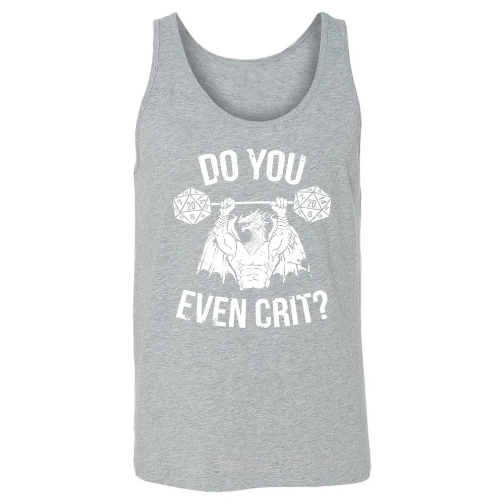 Do You Even Crit Unisex Jersey Tank - Athletic Heather - 4
