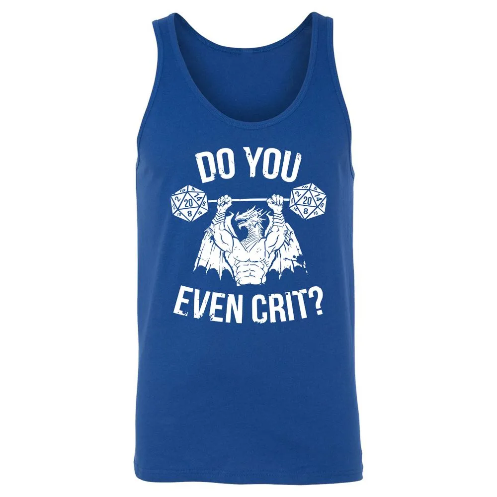 Do You Even Crit Unisex Jersey Tank - True Royal - 13