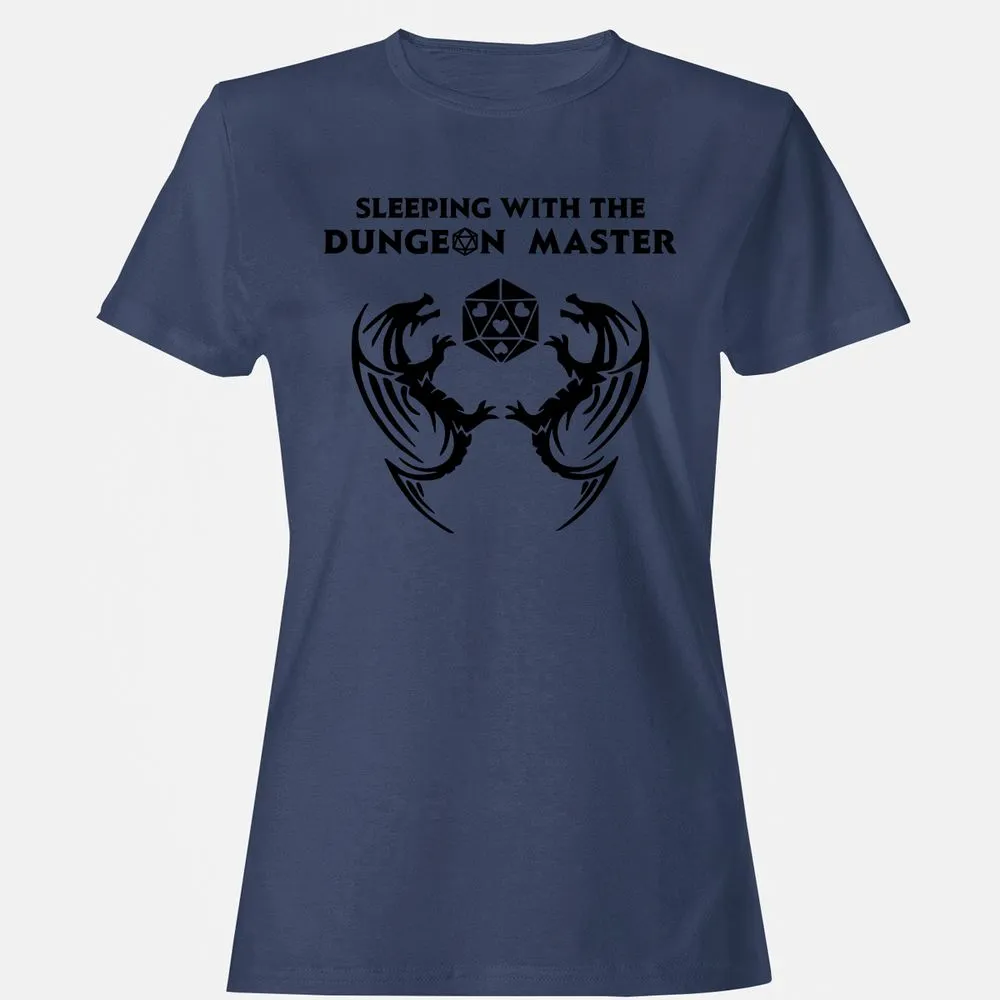 Sleeping With The DM Women's T-Shirt - Navy - 10