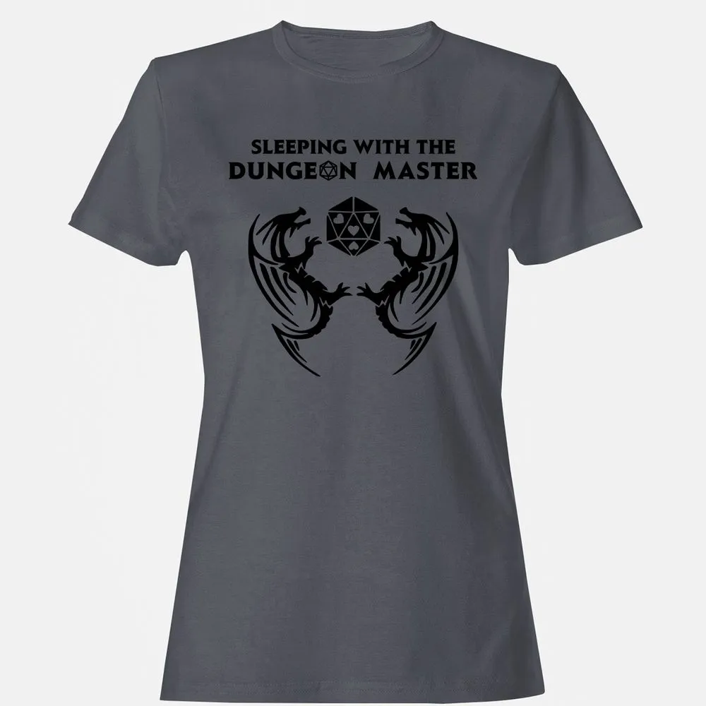 Sleeping With The DM Women's T-Shirt - Dark Heather - 5