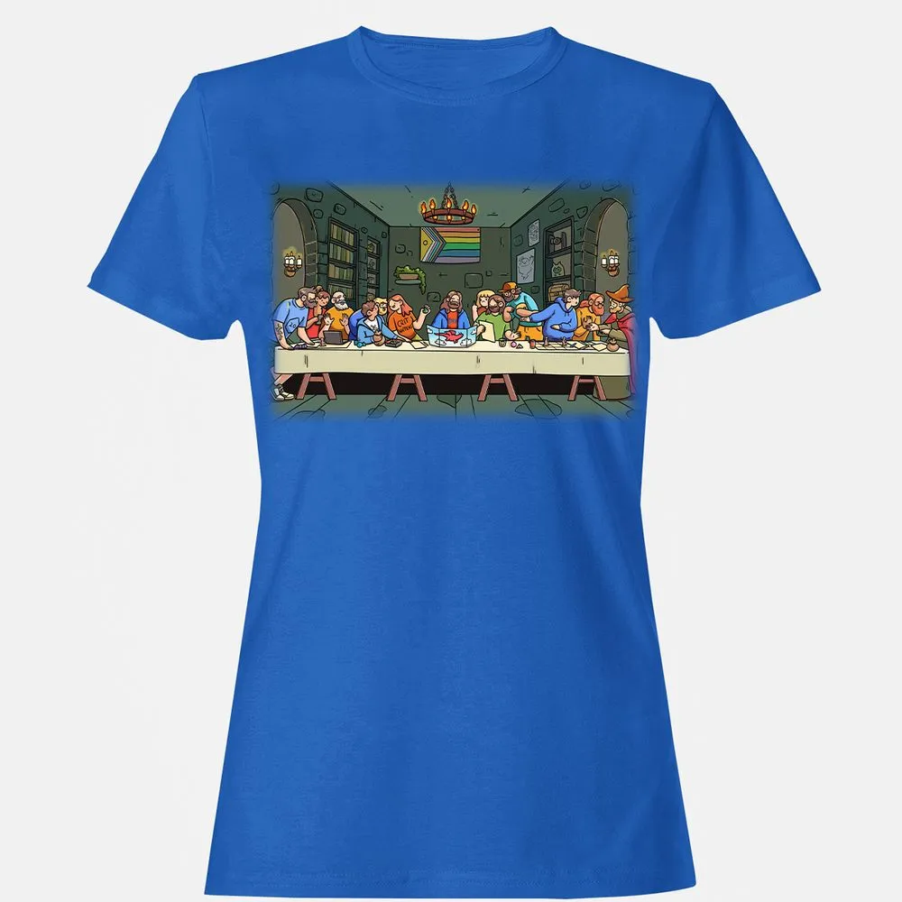DnD Characters Pride Themed The Last Supper Shirt Women's T-Shirt - Royal - 14