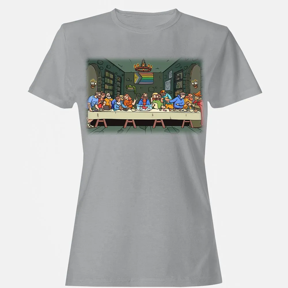 DnD Characters Pride Themed The Last Supper Shirt Women's T-Shirt - Sport Grey - 15