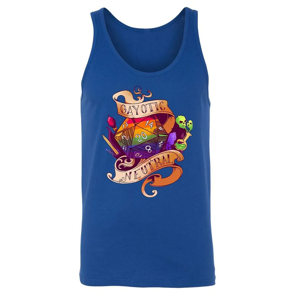 Gayotic Neutral Unisex Jersey Tank - True Royal - 13
