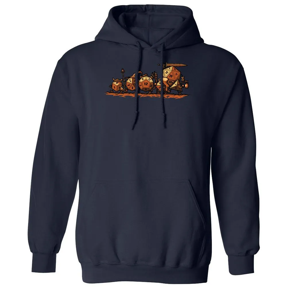 Fellowship Of The Dices Classic Unisex Hoodie - Navy - 8