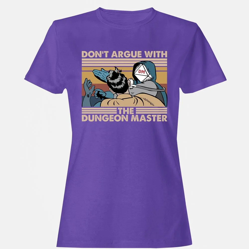Don't Argue With The DM Women's T-Shirt - Purple - 12