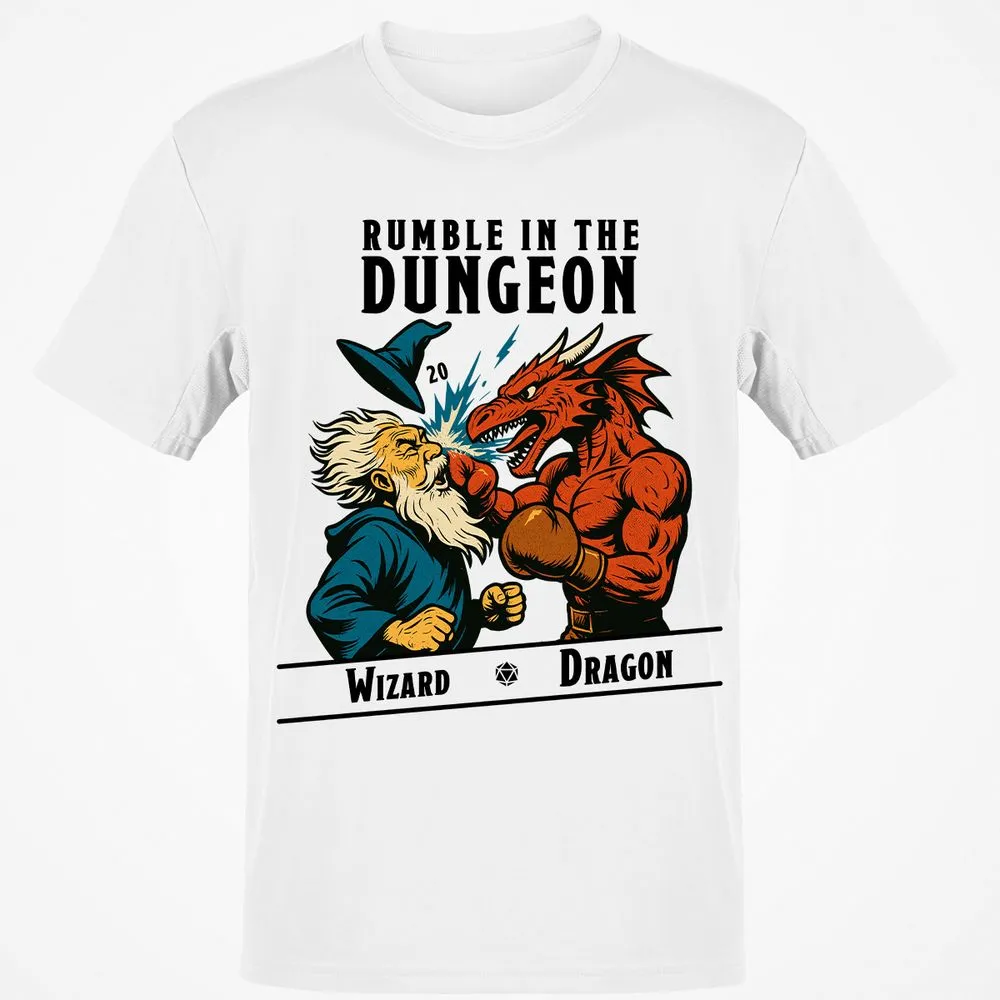 Rumble in the Dungeon Classic Unisex T-Shirt - White - 1