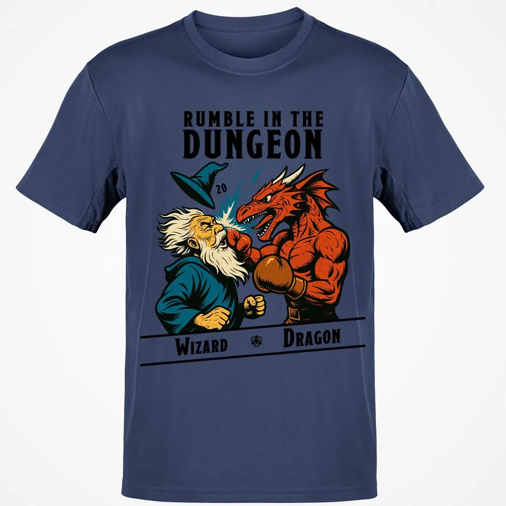 Rumble in the Dungeon Classic Unisex T-Shirt - Navy - 7