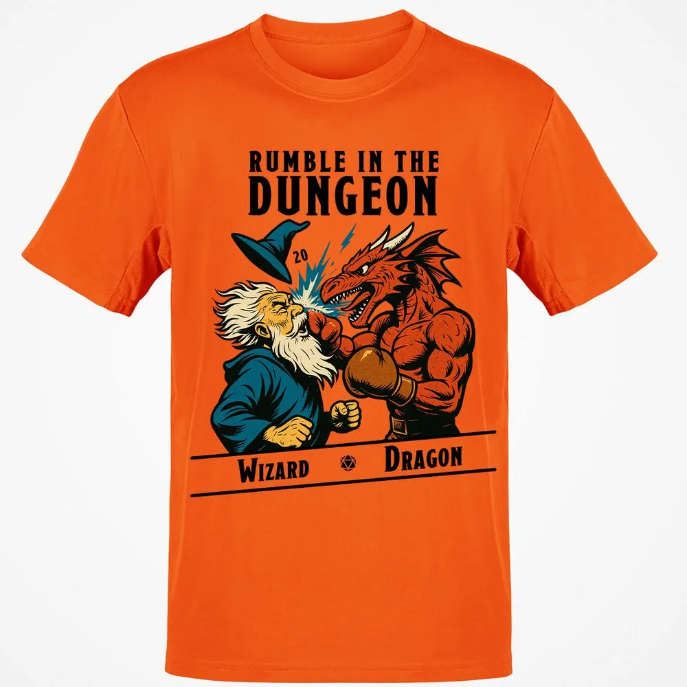 Rumble in the Dungeon Classic Unisex T-Shirt - Orange - 8