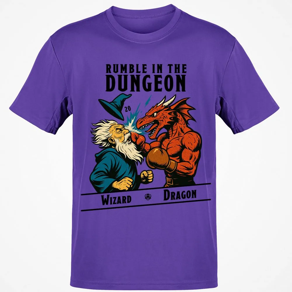 Rumble in the Dungeon Classic Unisex T-Shirt - Purple - 9