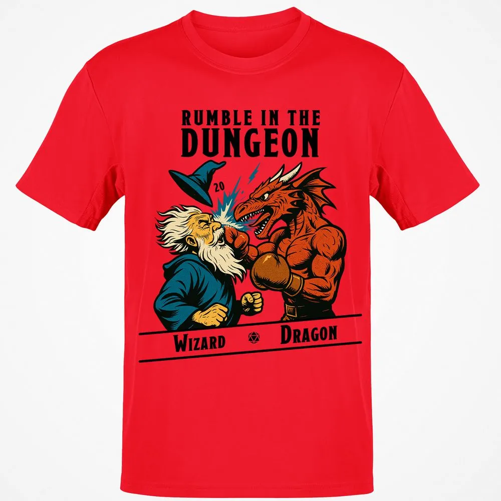 Rumble in the Dungeon Classic Unisex T-Shirt - Red - 10