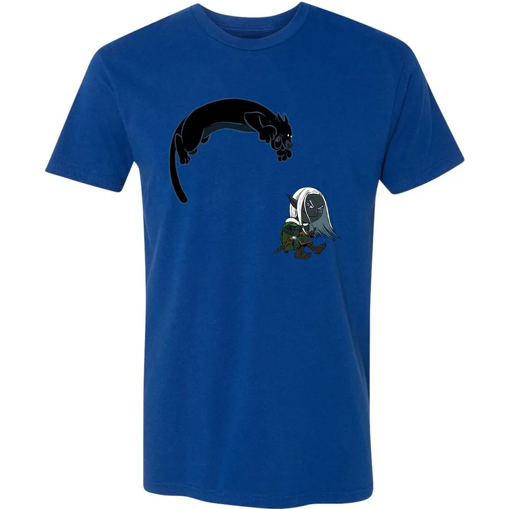 Drizzt And Guenhwyvar Premium Unisex T-Shirt - Royal - 10