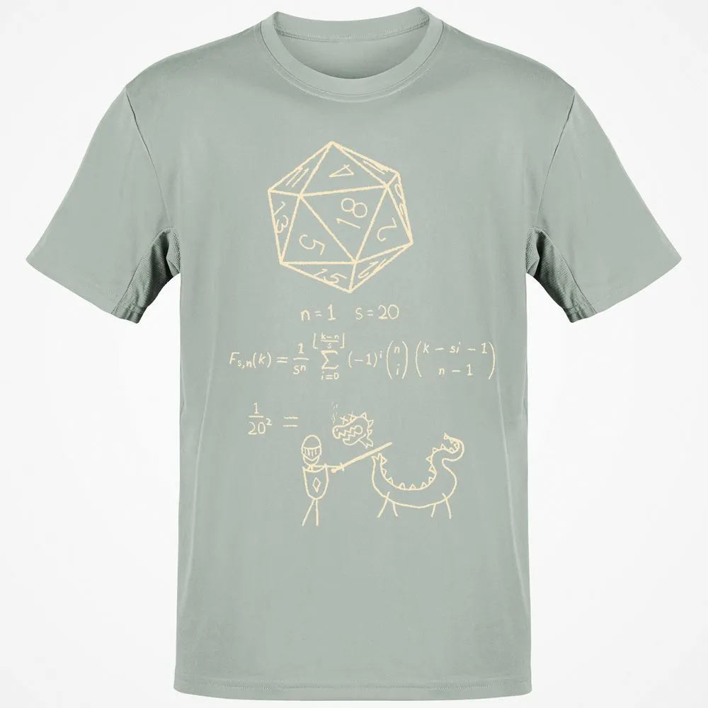 Science Of20 Sided Dice Classic Unisex T-Shirt - Ash - 2