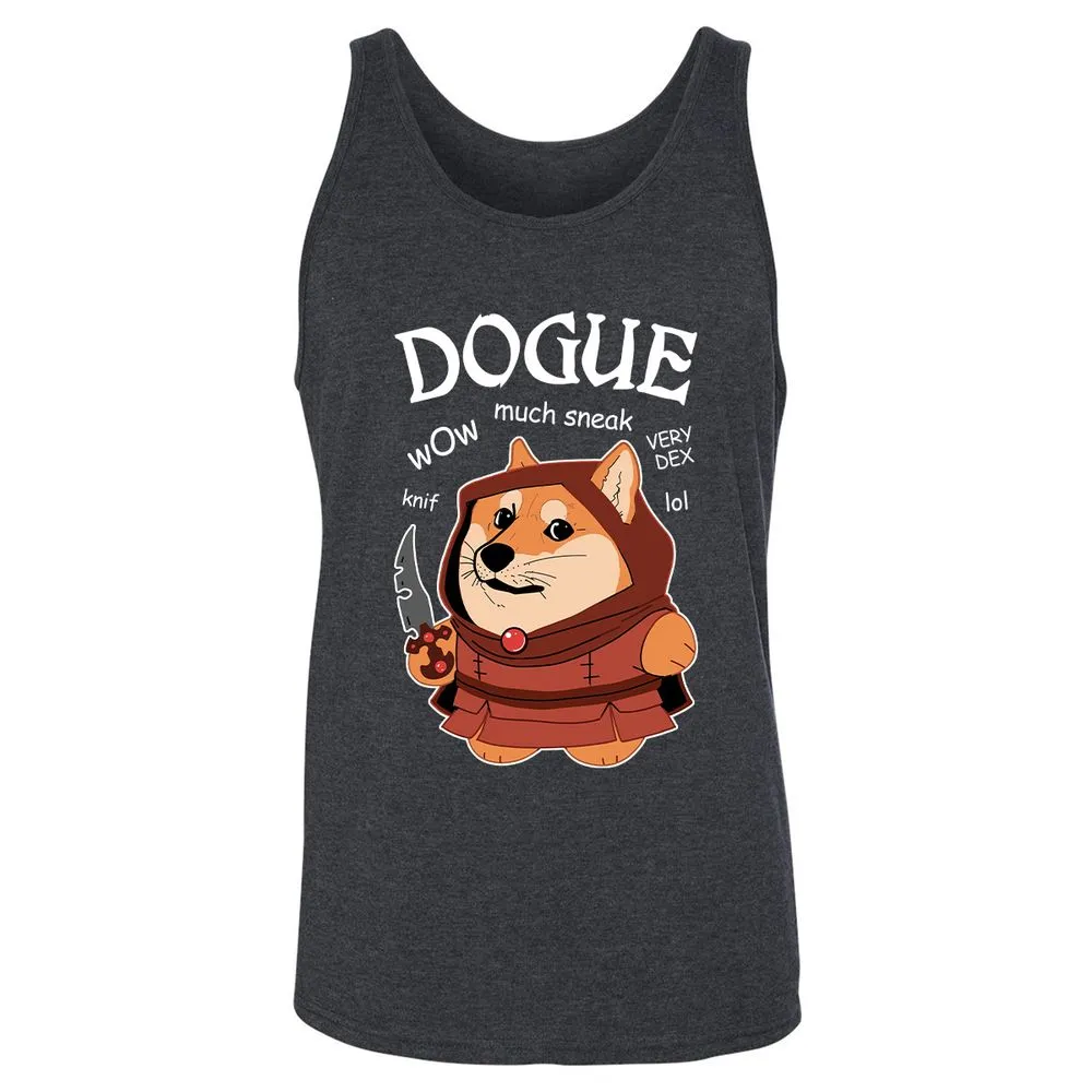Dogue Class Unisex Jersey Tank - Dark Grey Heather - 6