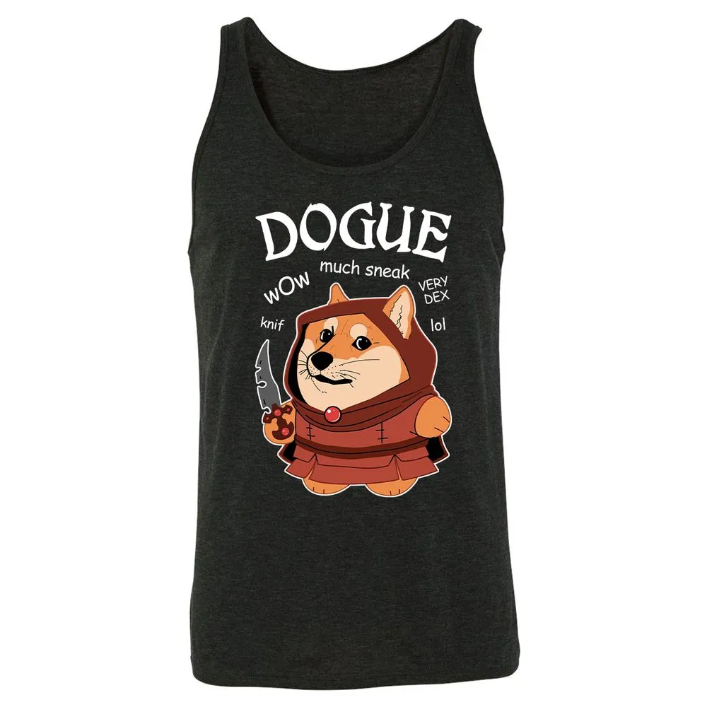 Dogue Class Unisex Jersey Tank - Charcoal Black Triblend - 5