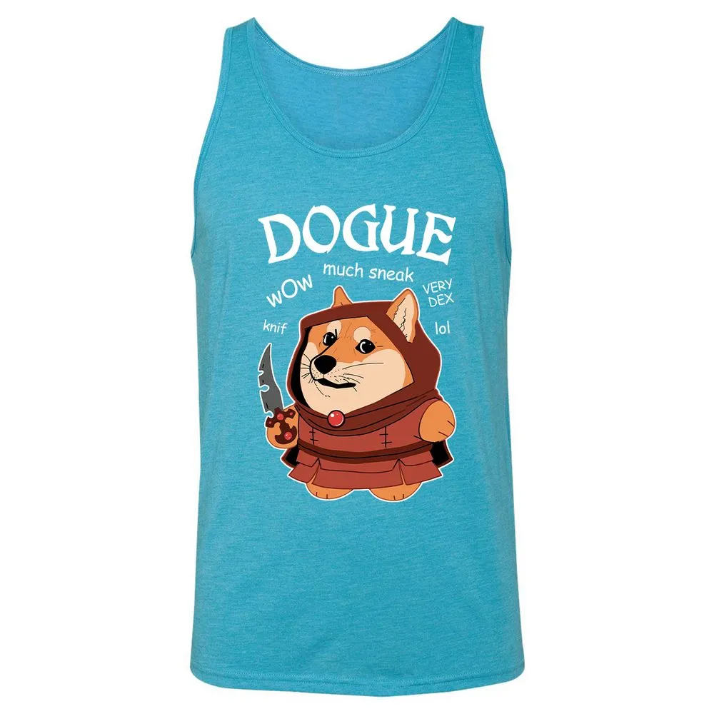 Dogue Class Unisex Jersey Tank - Aqua Triblend - 3