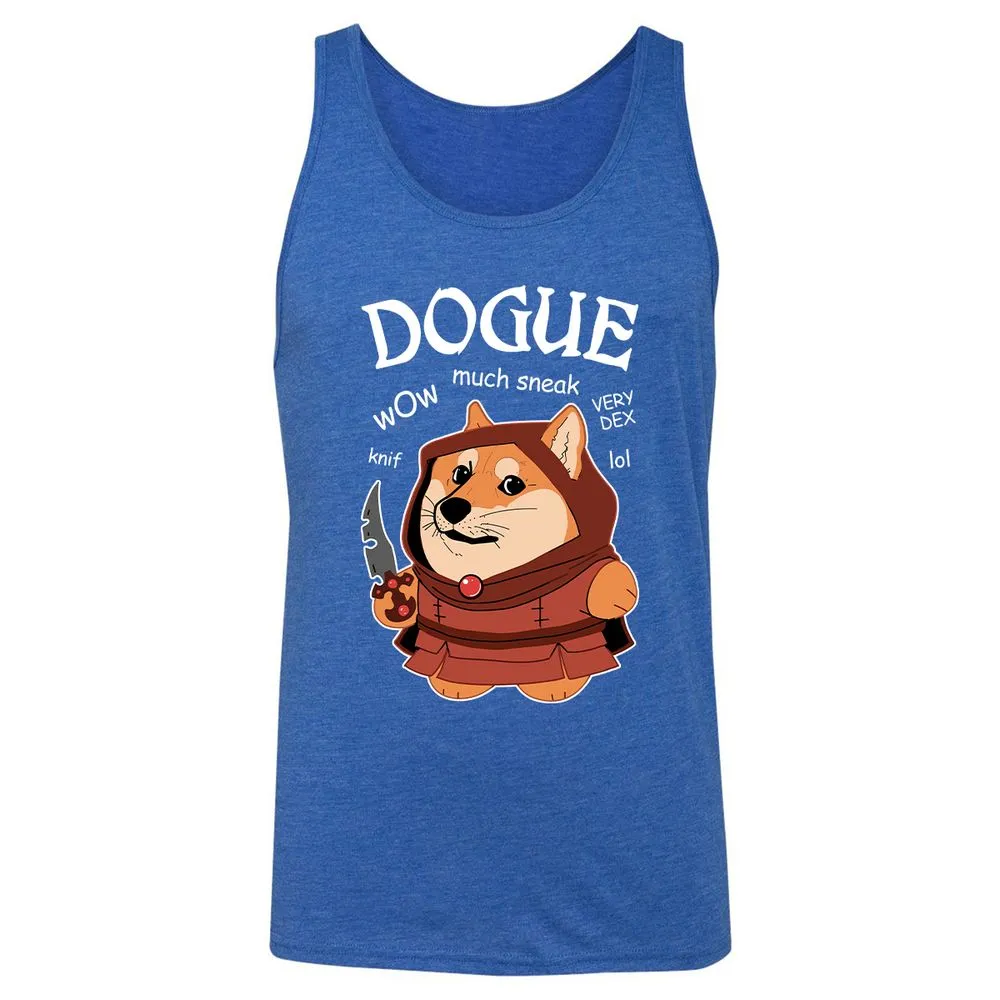 Dogue Class Unisex Jersey Tank - True Royal Triblend - 12