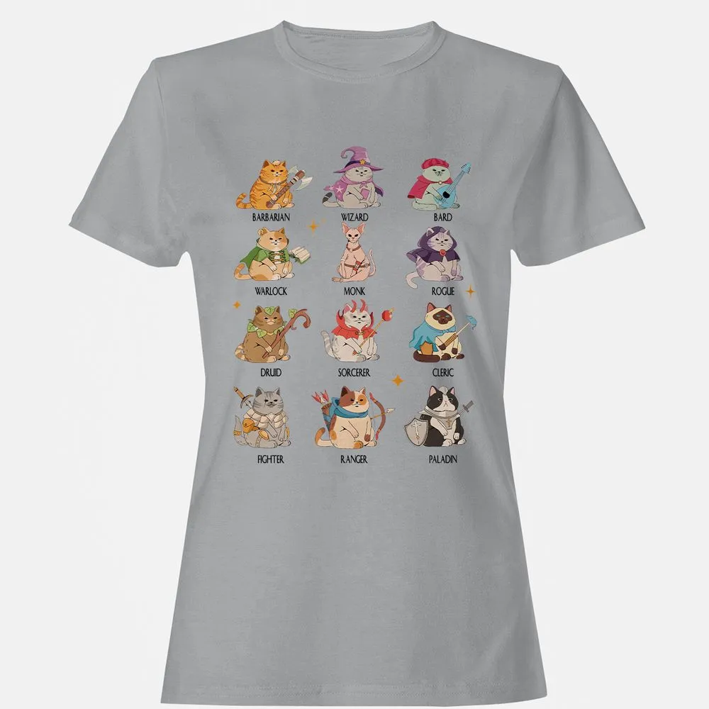 Dungeons And Cats Women's T-Shirt - Sport Grey - 15