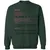 Wife Stats 2 Classic Unisex Sweatshirt - Forest Green - 4