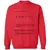 Wife Stats 2 Classic Unisex Sweatshirt - Red - 5