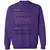 Wife Stats 2 Classic Unisex Sweatshirt - Purple - 6