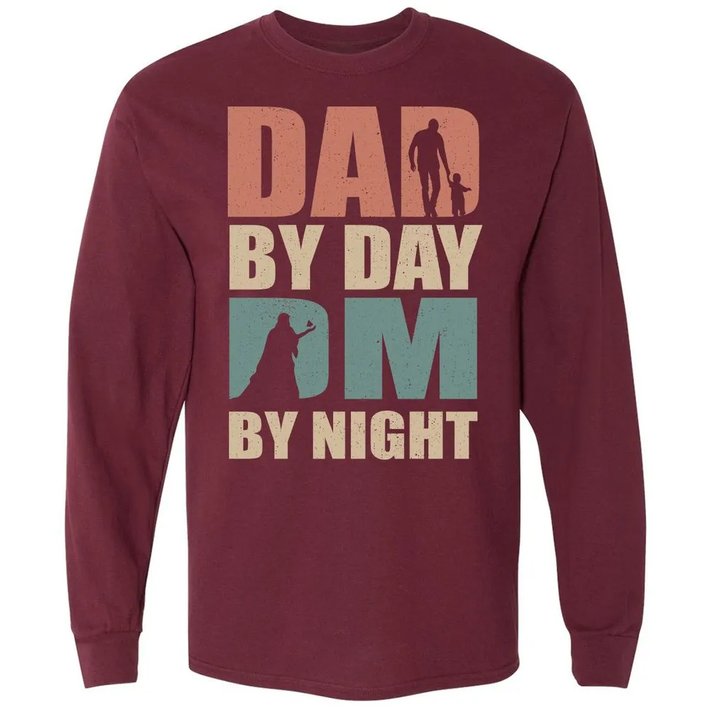 Dad By Day DM By Night - Maroon - 11