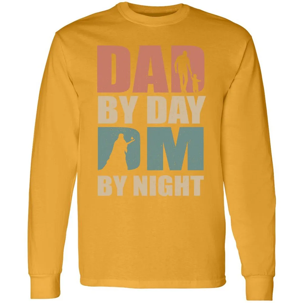Dad By Day DM By Night - Gold - 9