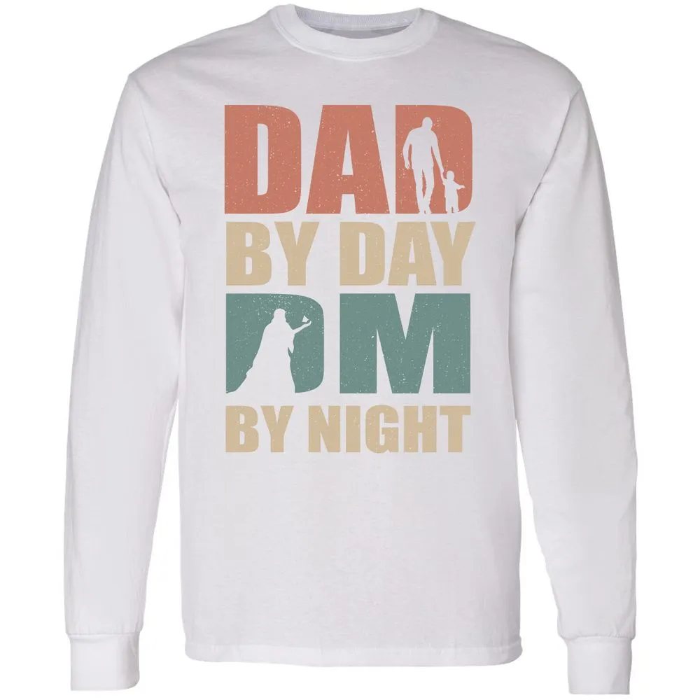 Dad By Day DM By Night - White - 5