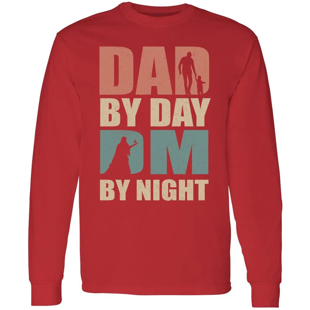 Dad By Day DM By Night - Red - 14
