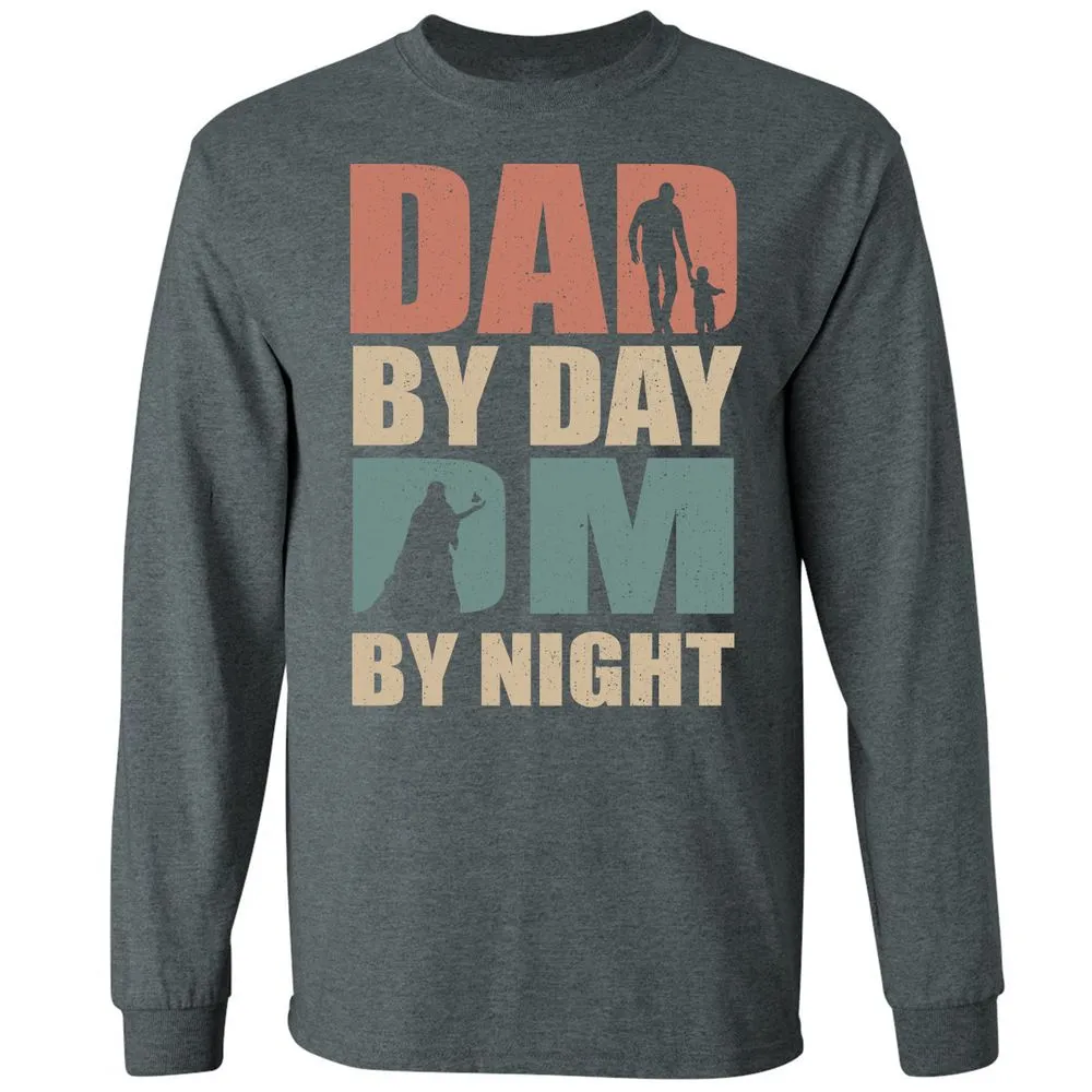 Dad By Day DM By Night - Dark Heather - 15