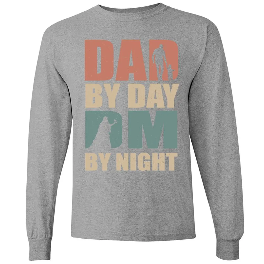 Dad By Day DM By Night - Graphite Heather - 6