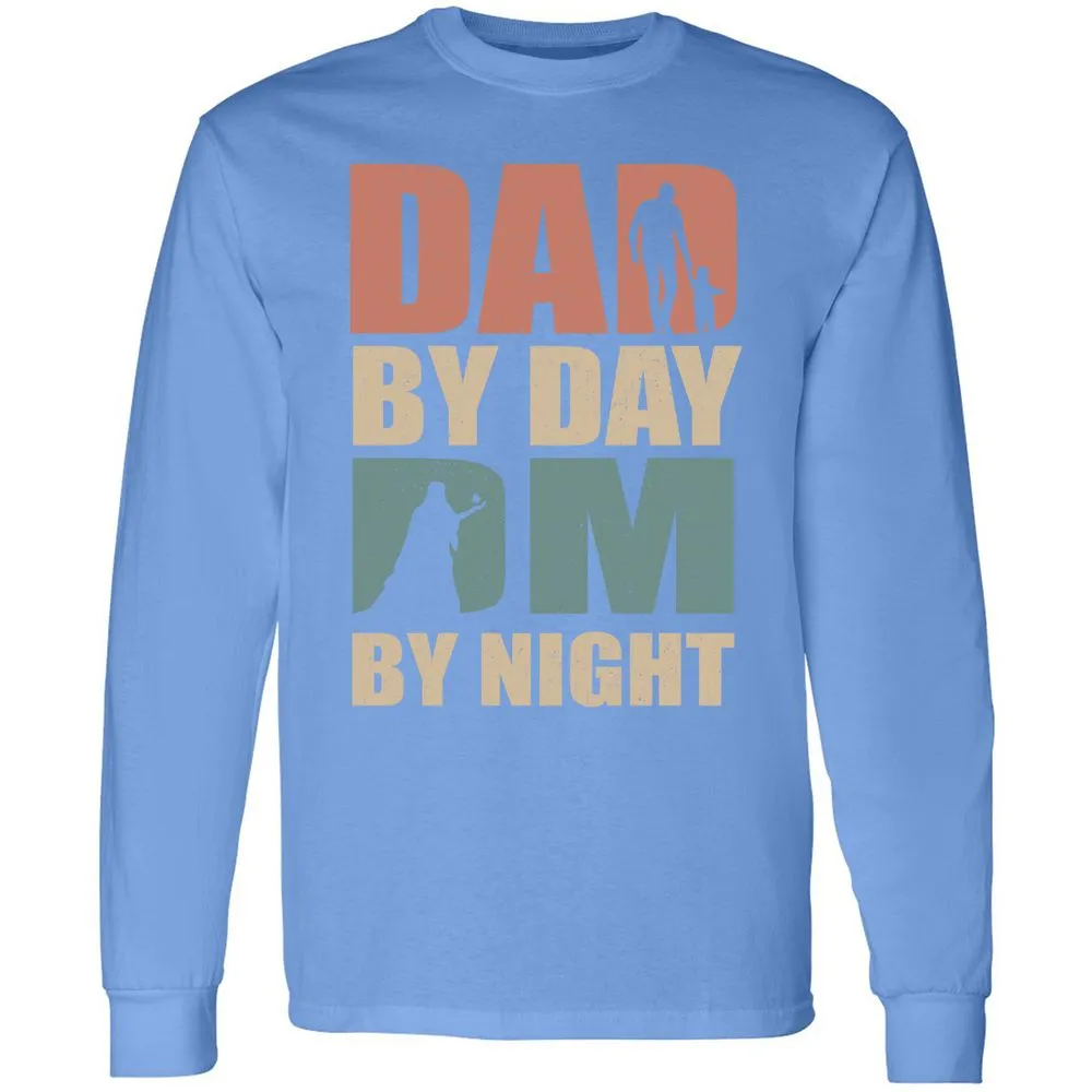 Dad By Day DM By Night - Carolina Blue - 12