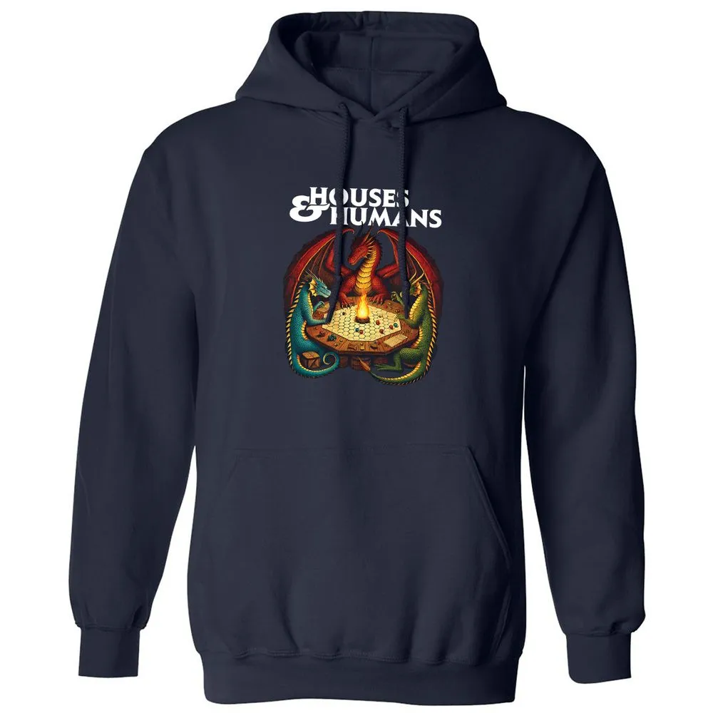 Houses & Humans Classic Unisex Hoodie - Navy - 2