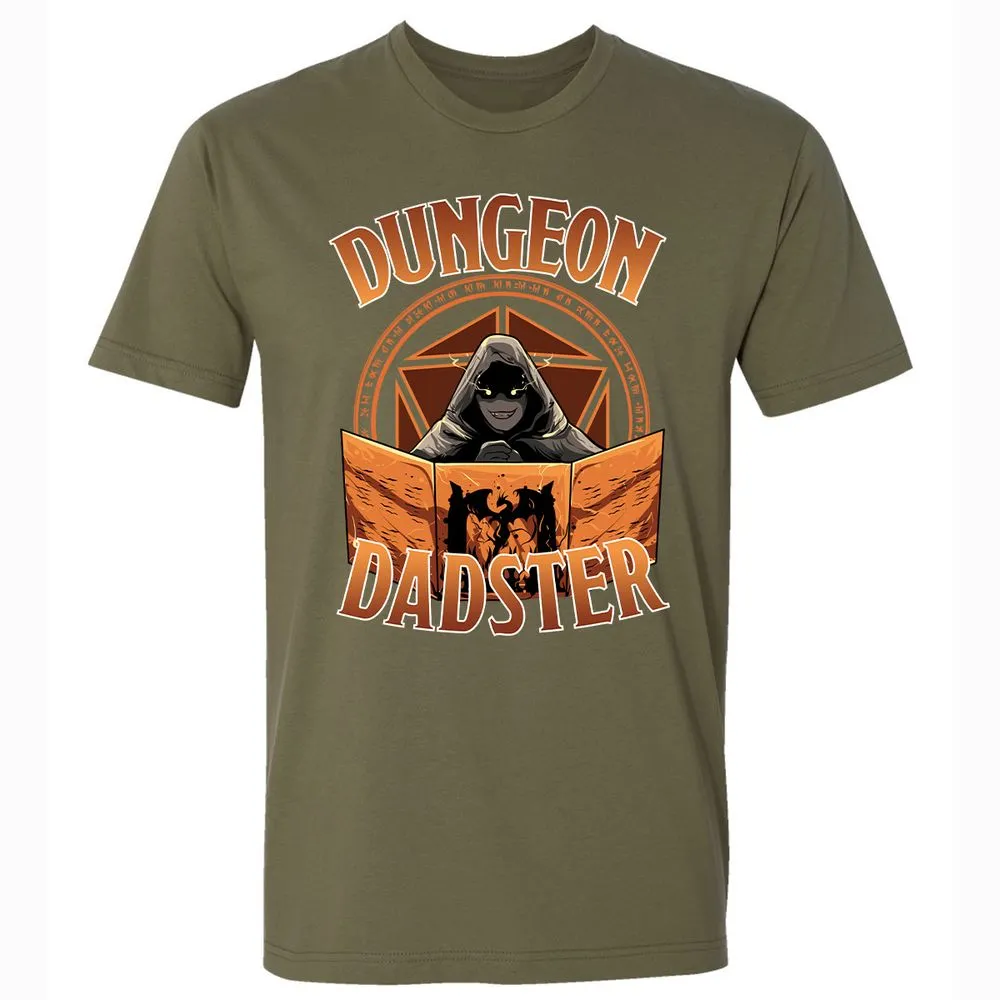 Dungeon Dadster Premium Unisex T-Shirt - Military Green - 5