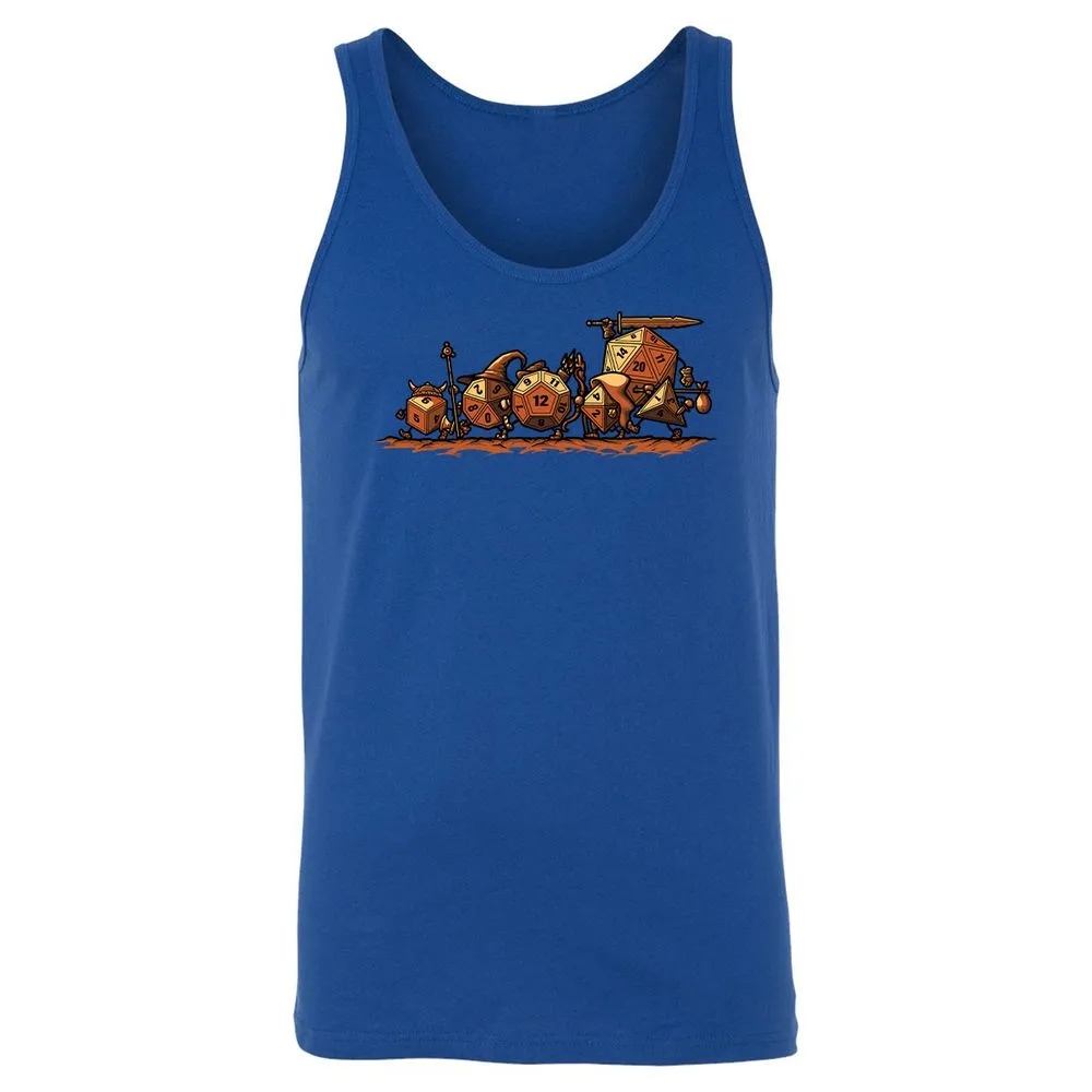 Fellowship Of The Dices Unisex Jersey Tank - True Royal - 13