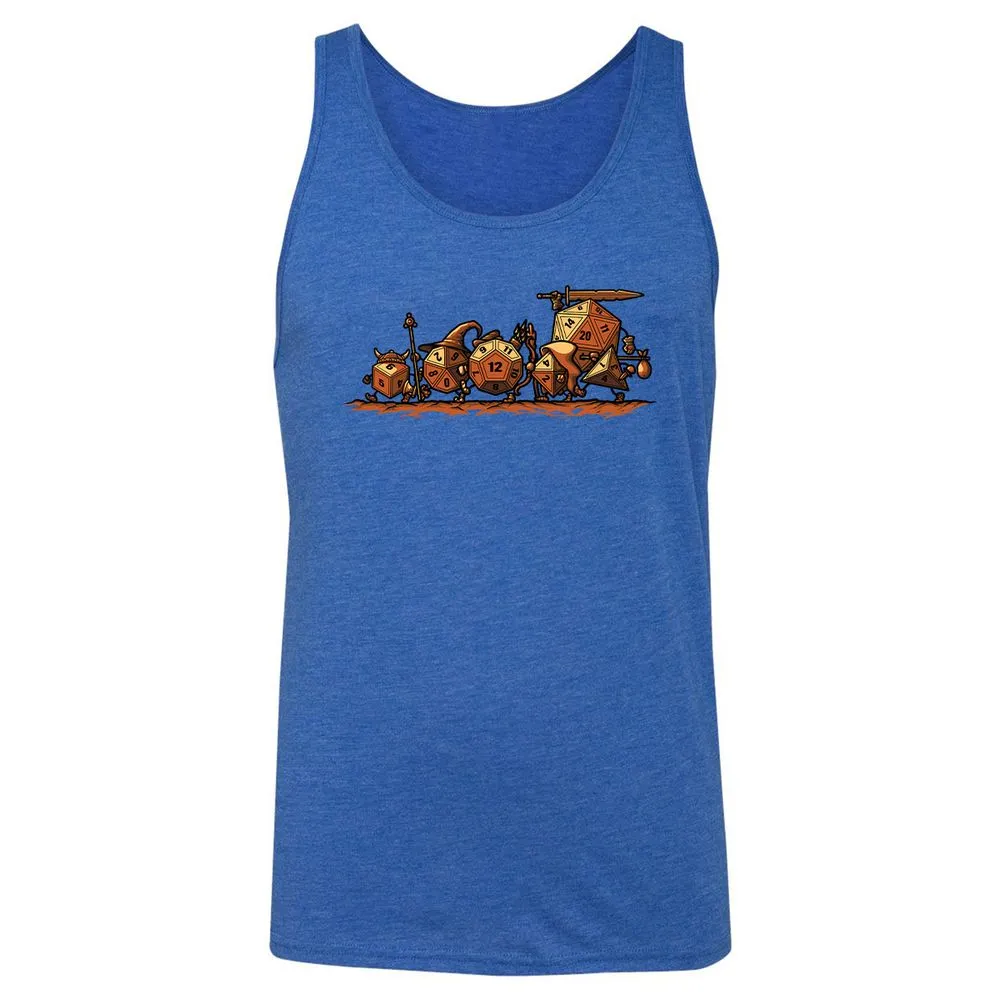 Fellowship Of The Dices Unisex Jersey Tank - True Royal Triblend - 12